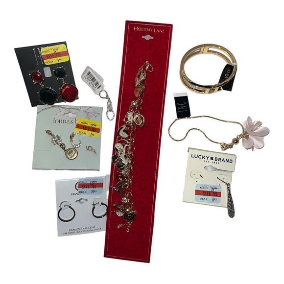 INC International Concepts Jewelry - INC Giani Bernini Lucky Brand Lot of 8 Pieces of Broken Jewelry NWT NWD